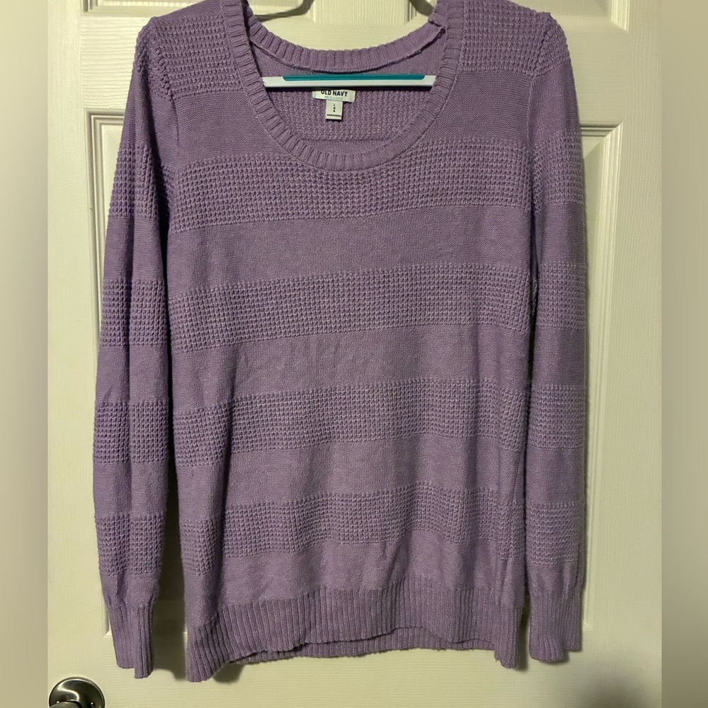 Old Navy Lavender Crew Neck Sweater